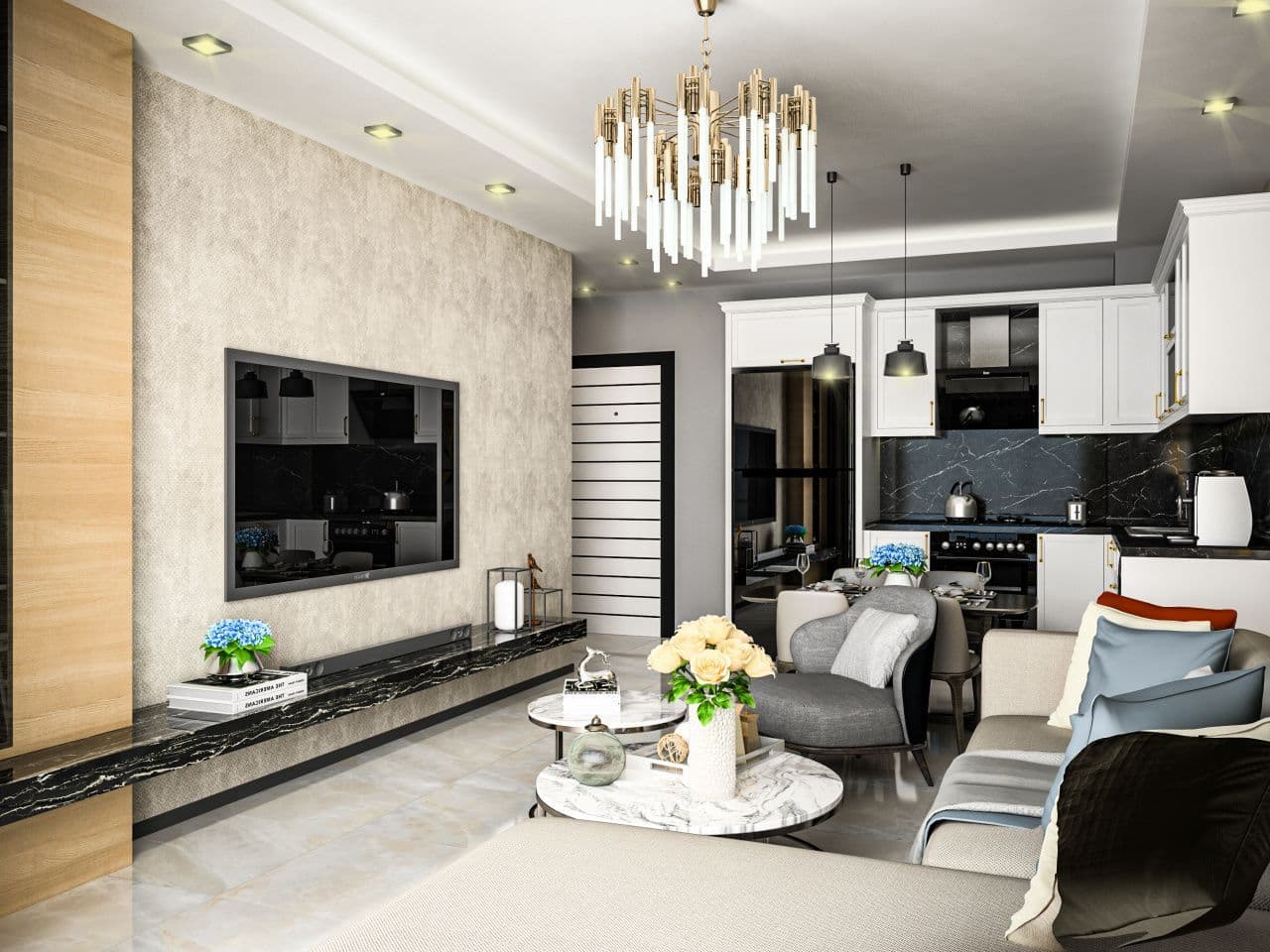 1- to 3-Bedroom Apartments in Cikcilli, Alanya, photo 4