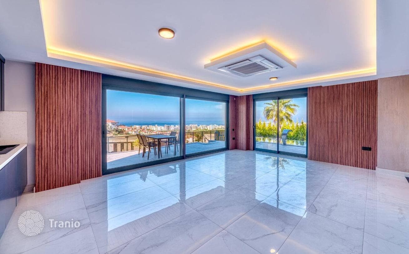 House with Sea and City Views with Private Pool in Kargicak, Alanya, photo 3