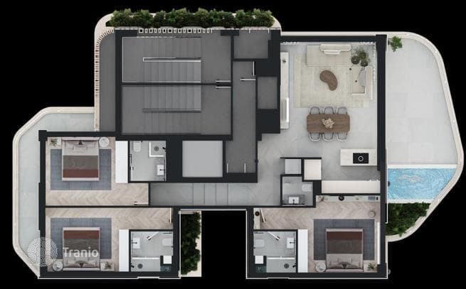 3-Bedroom Luxury Apartment with Marina View in Larnaca