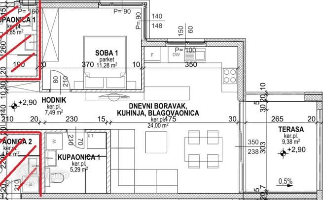 1-Bedroom Apartment in Opatija