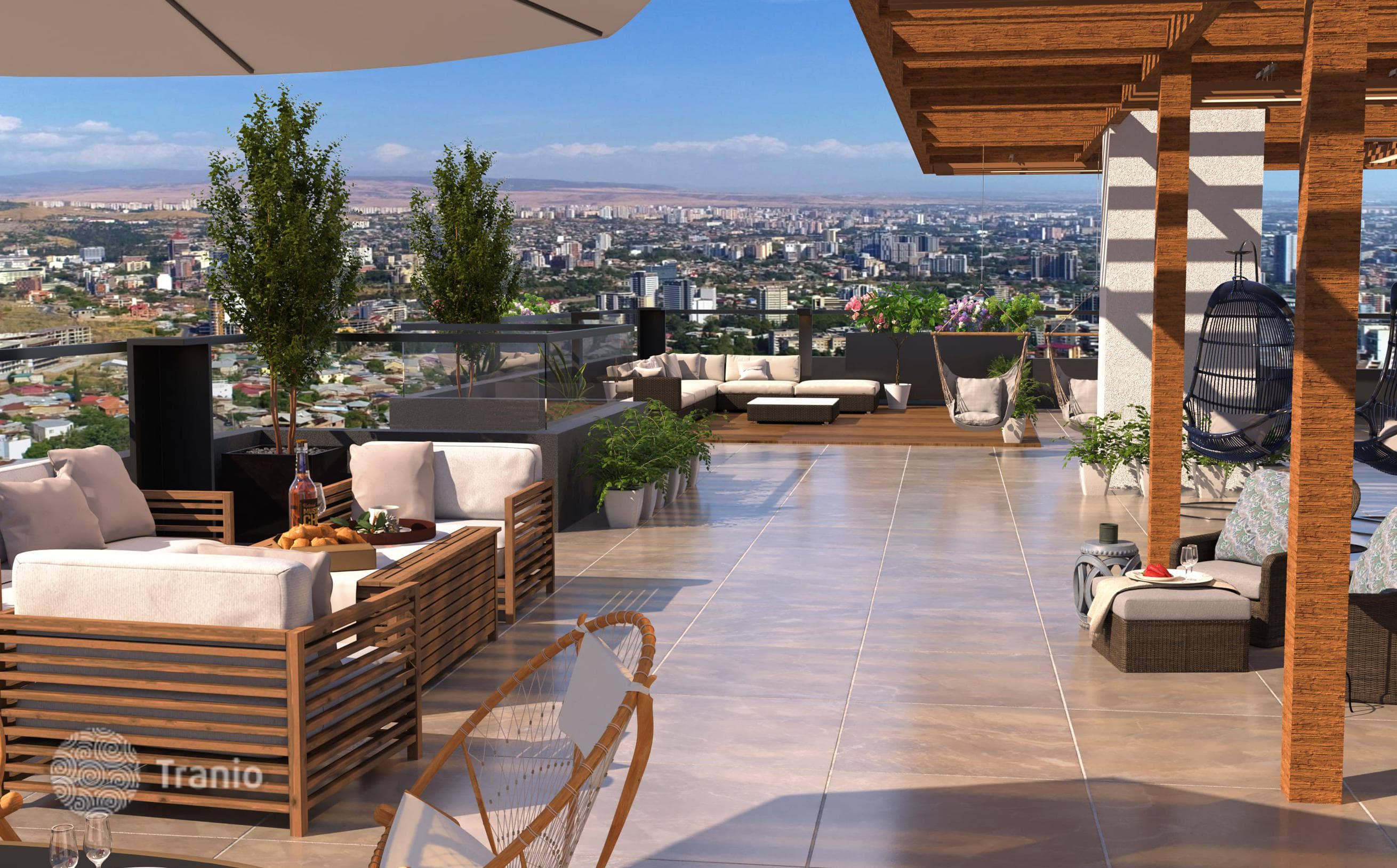 Premium Residential Complex with Roof Lounges near the Botanical Garden in Tbilisi
