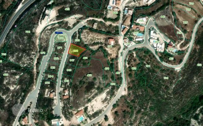Land Plot with Panoramic Sea and City Views in Tsada, Paphos, photo 3