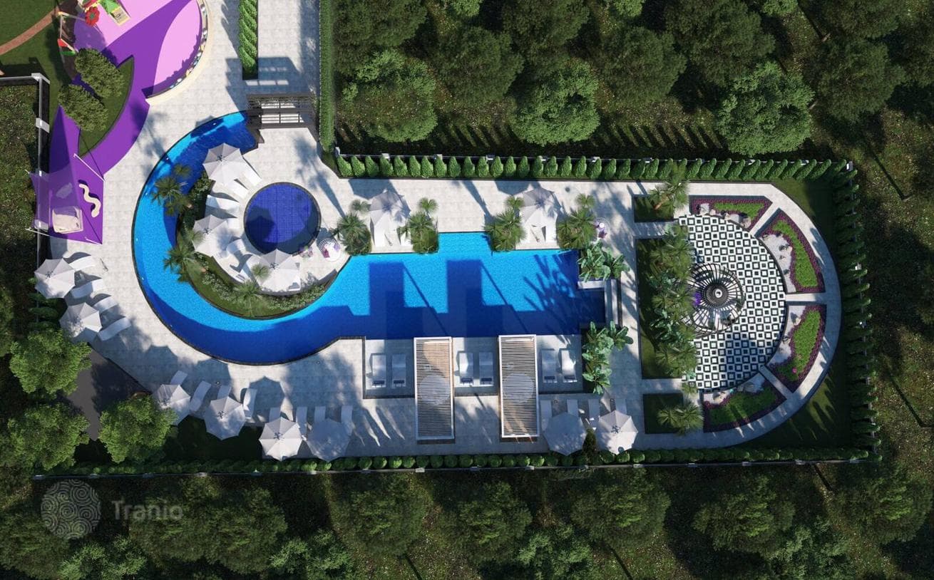Apartments with Sea View in Seaside Complex, Mahmutlar, Alanya