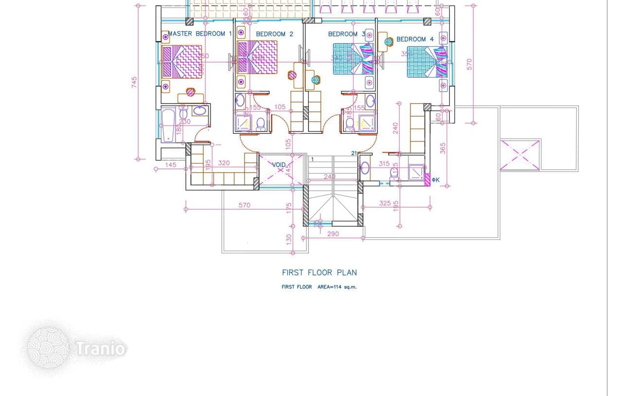 4-комнатный особняк 200 м² в Ларнаке, Кипр, фото 3