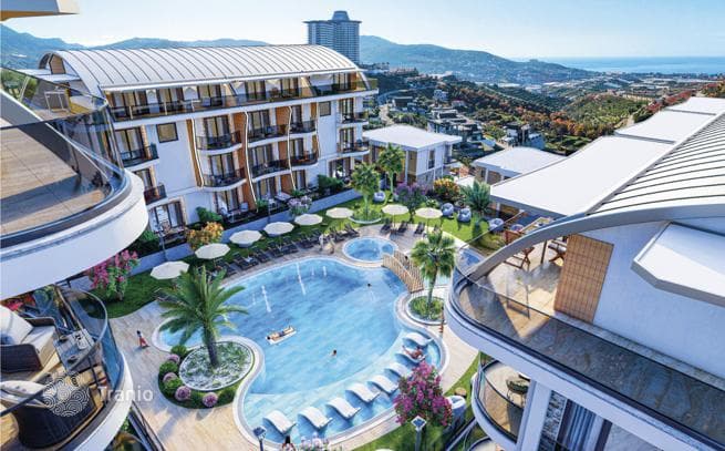 New Luxury Apartments and Villas with Sea Views in Kargicak, Alanya