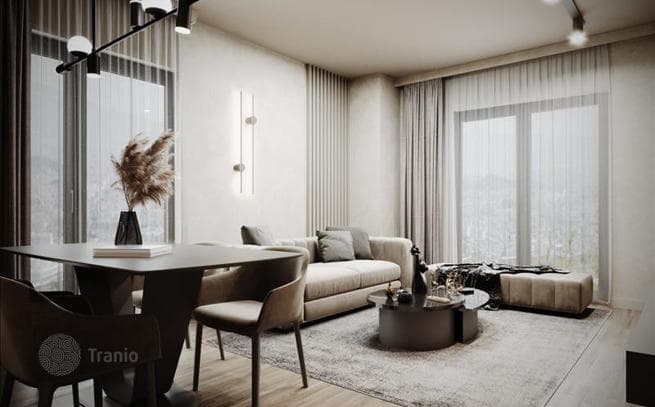 New Apartments with Shared Pool and Gym near Metro Station, Istanbul