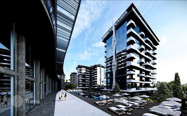 New Luxury Apartments with Pools, Water Park and Private Beach in Avsallar, Alanya
