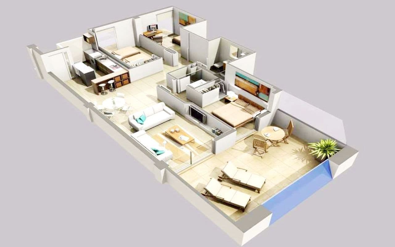 Апартаменты в Вильямартине, Испания, 86 м², фото 5