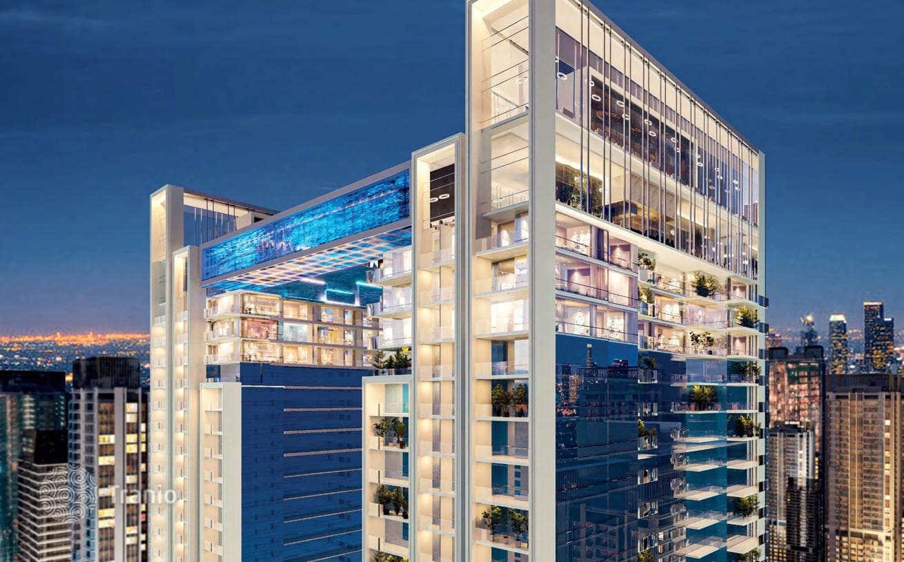 Виллы с видом на город, море и озёра, в комплексе Sky Villas с развитой инфраструктурой, JLT, Дубай, ОАЭ, фото 2
