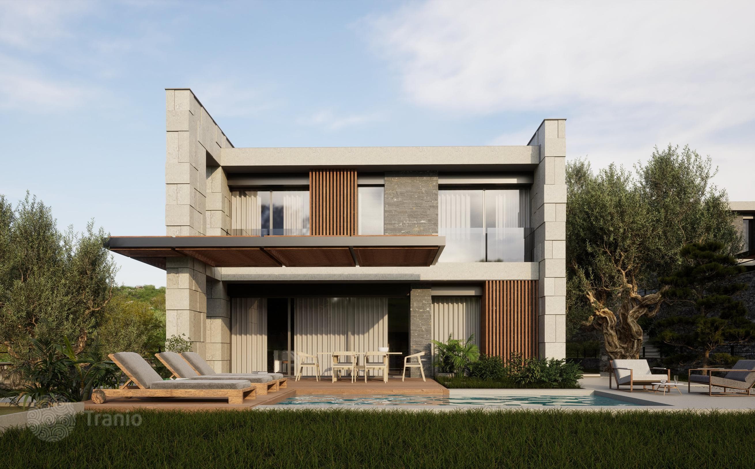 Luxury Villa Complex within Walking Distance of the Beach in Gümüşlük, Bodrum