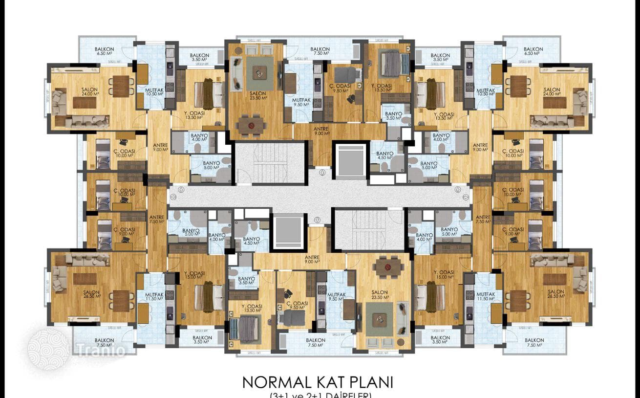 1–3-Bedroom Apartments in Mollayusuf, Konyaalti, Antalya, photo 2