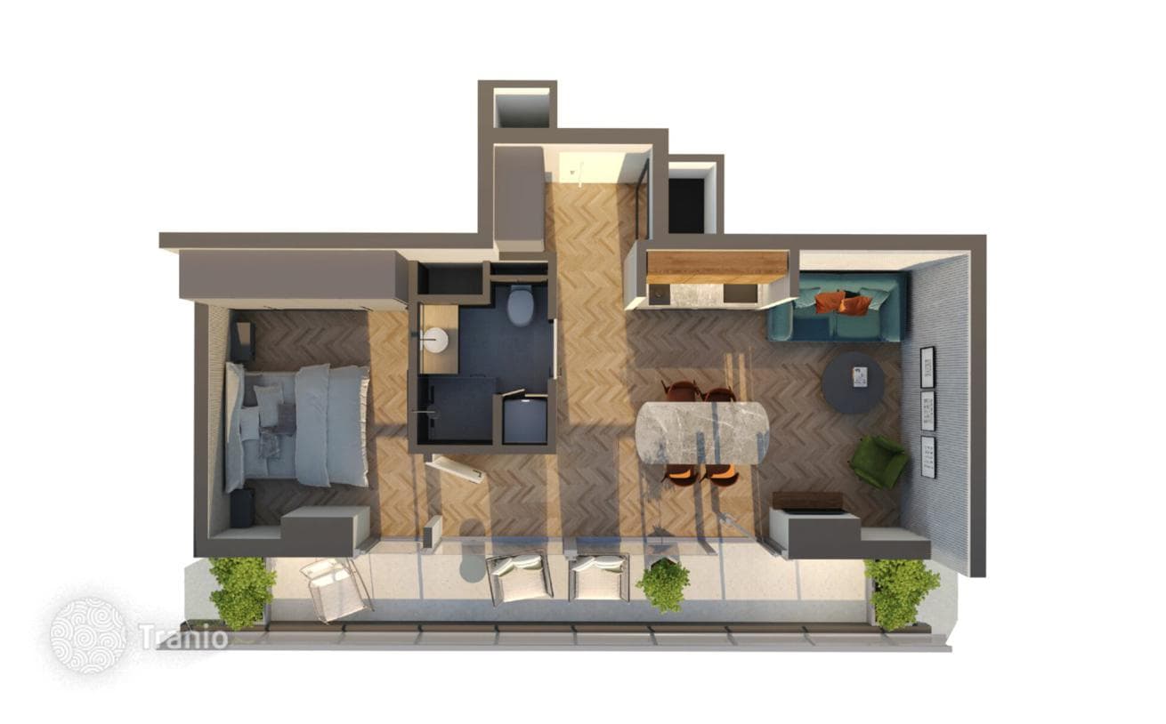 1-Bedroom Apartment with Sea View in Kobuleti