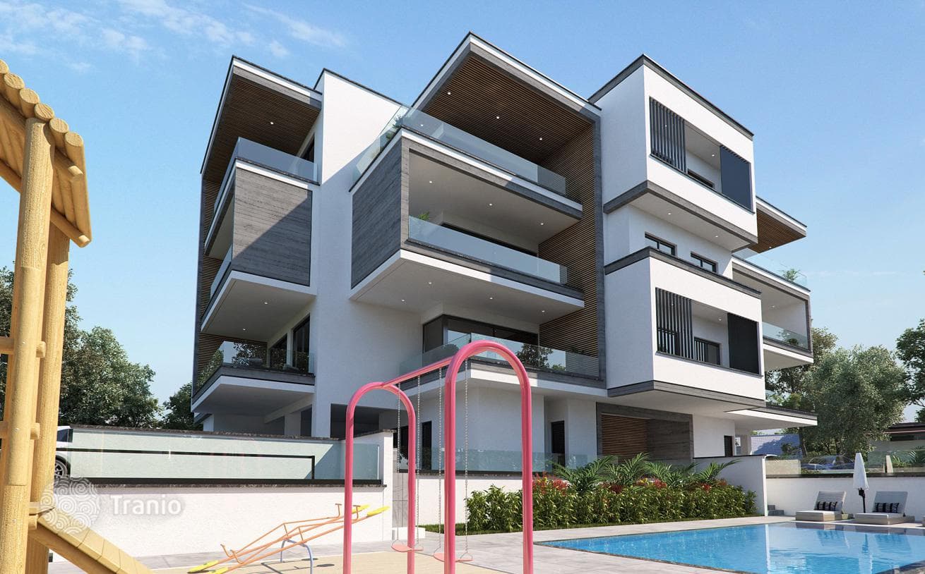 New Low-Rise Apartments with Shared Pool in Germasoyia, Limassol