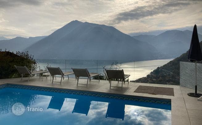 Villa with Private Pool and Lake Como Views in Argegno