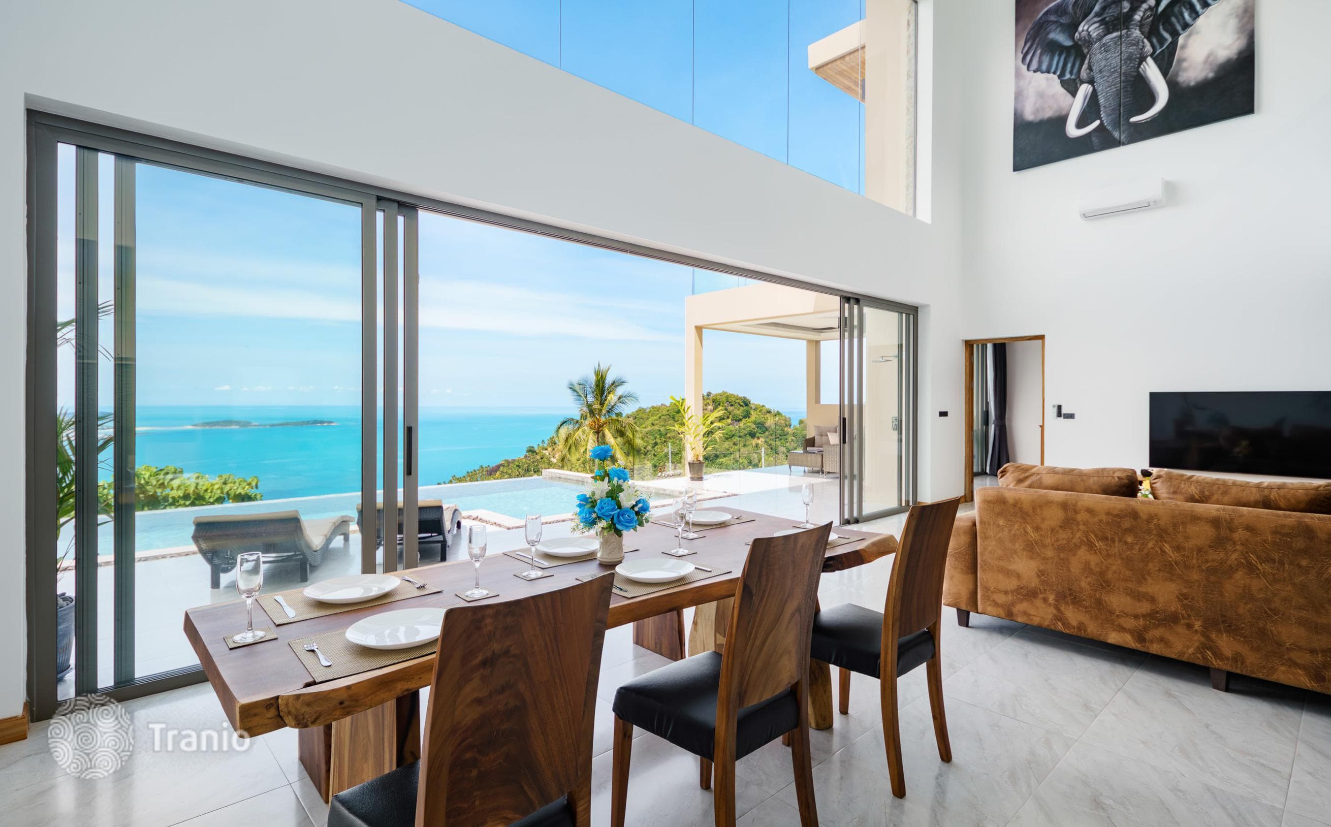 Beachfront Villa with Infinity Pool and Sea View in Chaweng Noi, Koh Samui