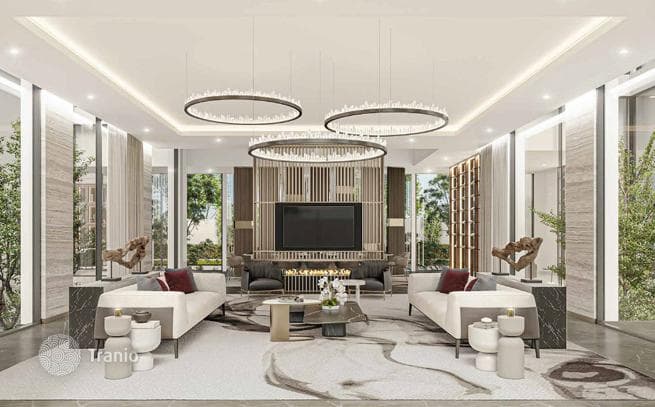 Новый комплекс вилл с бассейном и спа-зоной Utopia, Damac Hills, Дубай, ОАЭ, фото 3