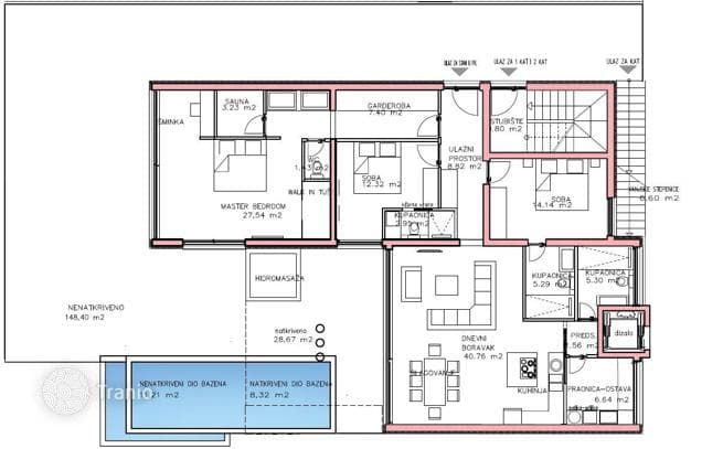 3-Bedroom Apartment with Pool in Kozino, photo 3