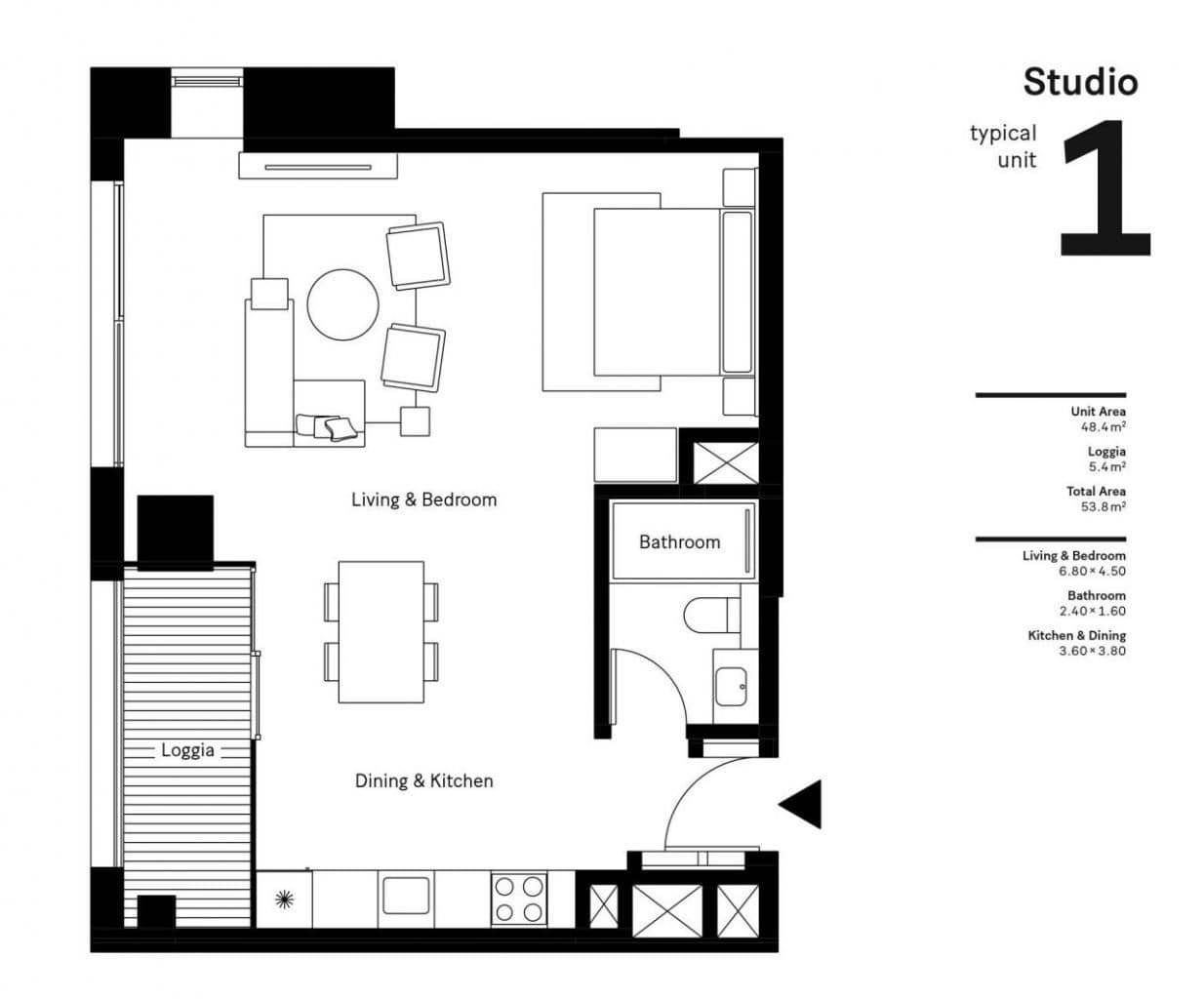 Studio in Abu Dhabi, photo 5