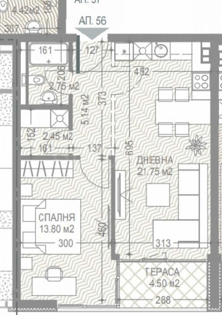 1-Bedroom Apartment in Malinova Dolina, Sofia, photo 3