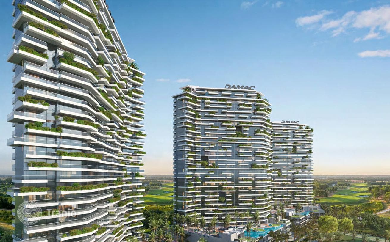 Новые апартаменты в жилом комплексе премиум класса Golf Green с богатейшей инфраструктурой, район DAMAC Hills, Дубай, ОАЭ, фото 2