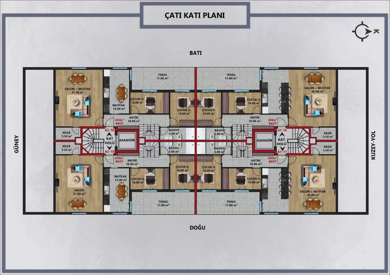 2-Bedroom Apartment in Bahcelievler, Antalya, photo 4