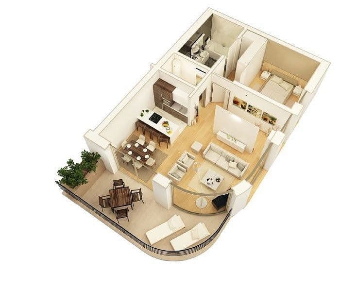 1-Bedroom Apartment in Budva, Montenegro, photo 2