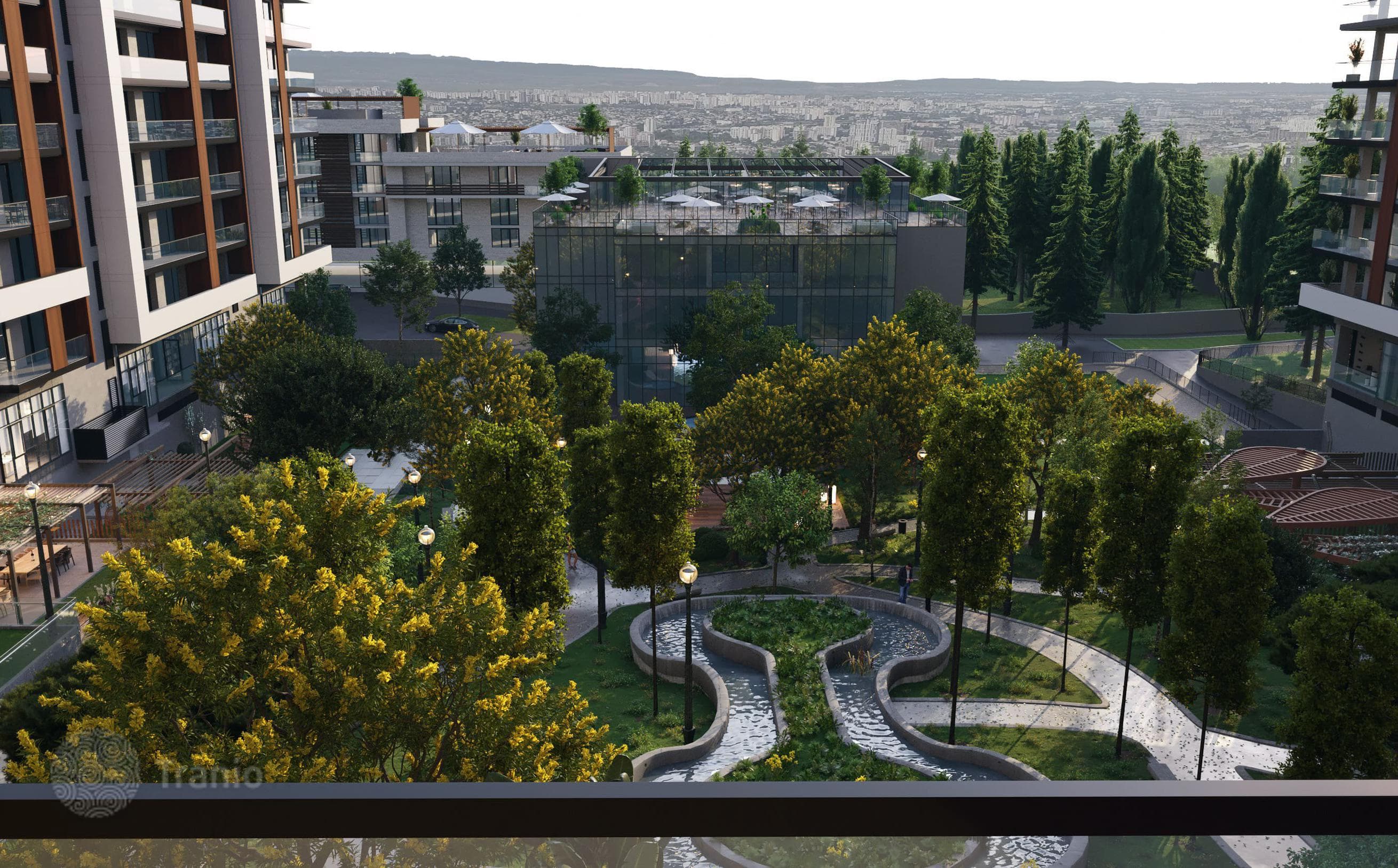3-Bedroom Apartment with Panoramic Nature Views in Central Tbilisi