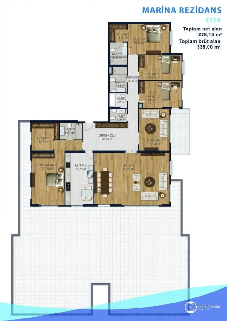 5-Bedroom Penthouse in Istanbul, photo 5