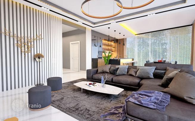 3-Bedroom Penthouse with Balcony and Terrace in Alanya