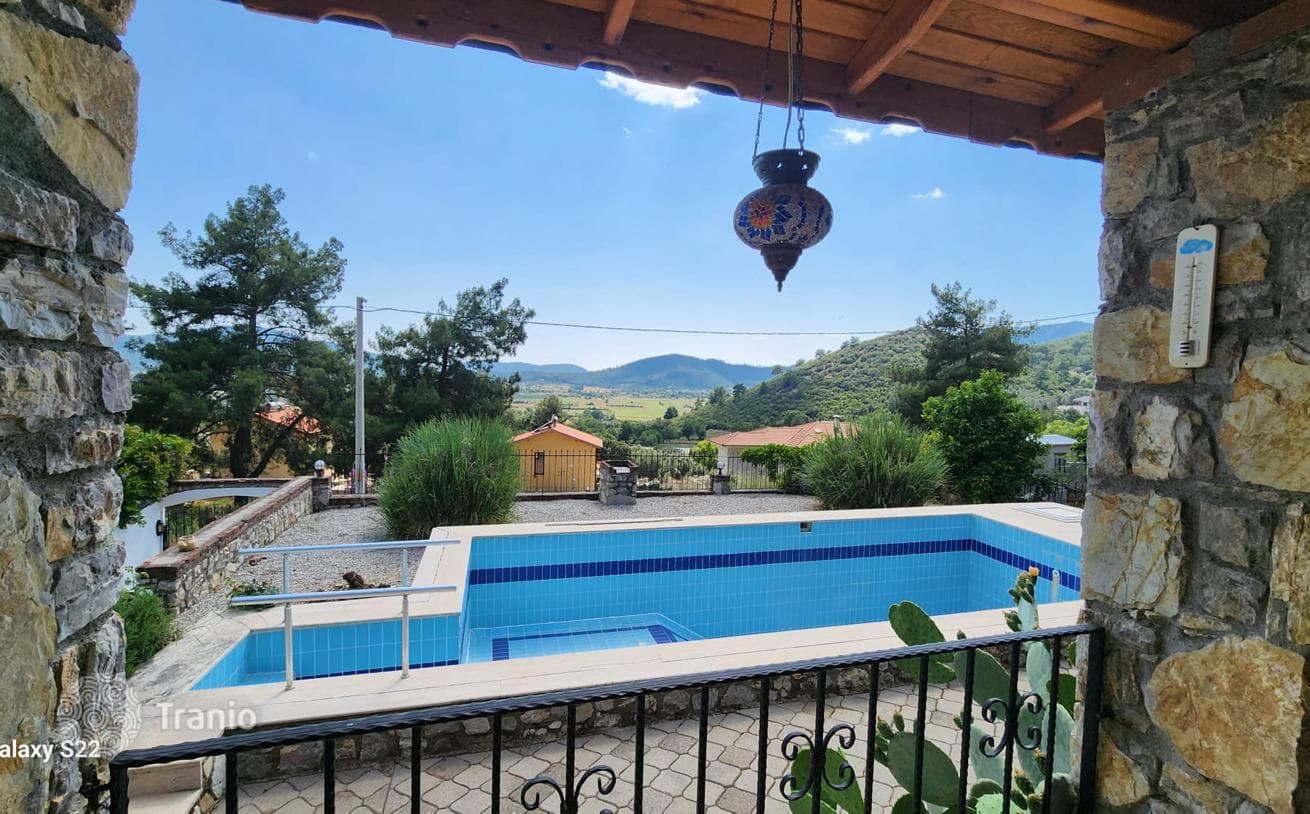3-Bedroom Bungalow with Private Pool and Garden in Uzumlu, Fethiye