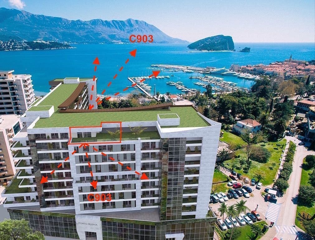 Пентхаус в Будве, Черногория, 208.11 м², фото 3
