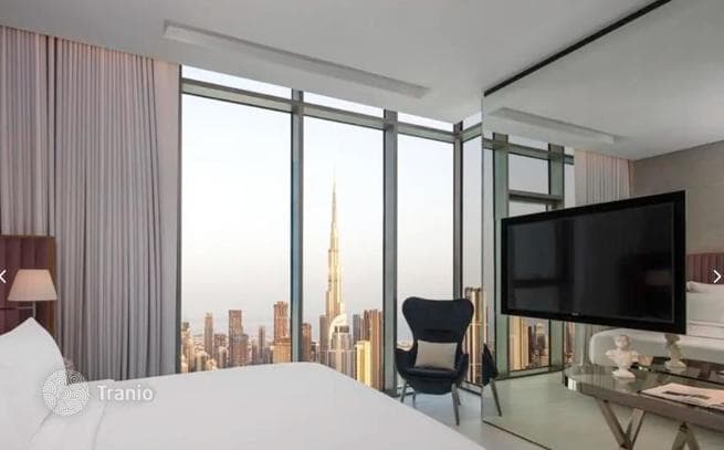 Студия с балконом в резиденции SLS Dubai Hotel & Residence с бассейном и спа-центром, в центральном районе Business Bay, Дубай, ОАЭ