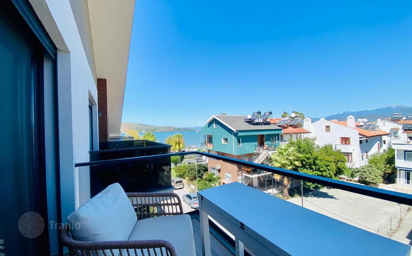 4-Bedroom (4+1) Apartment Second Line from the Beach in Fethiye