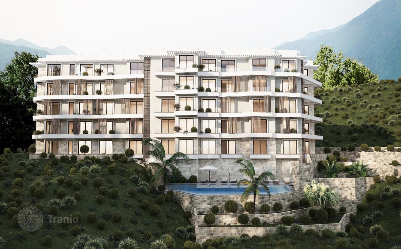 Studio Apartment with Sea View in Becici, Montenegro