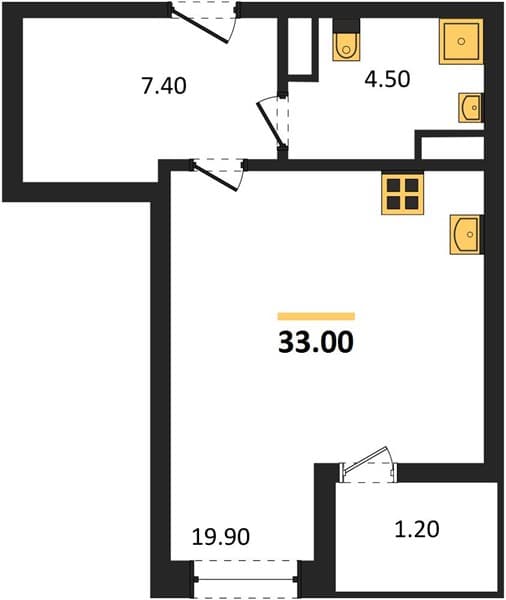 Studio Apartment in Khozyain Morey, Supsekh