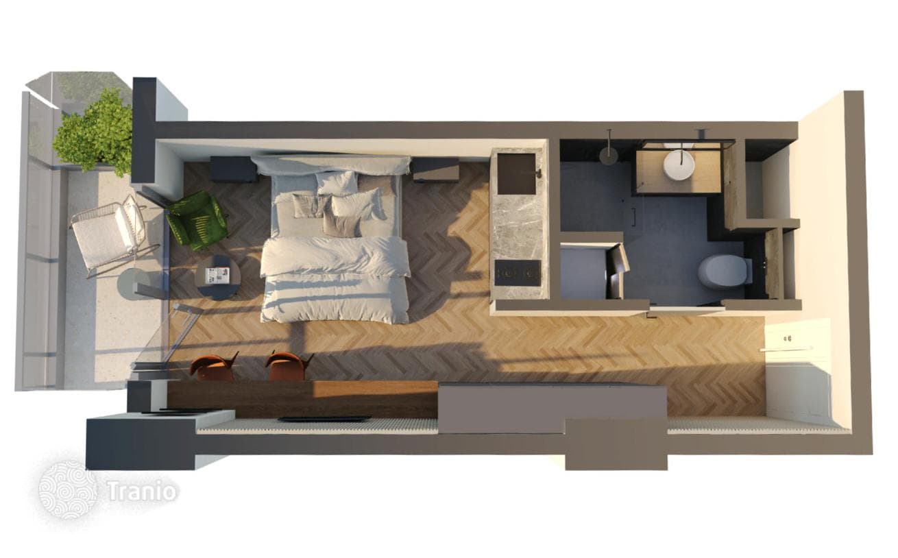 Studio Apartment with Sea View in Kobuleti, Georgia