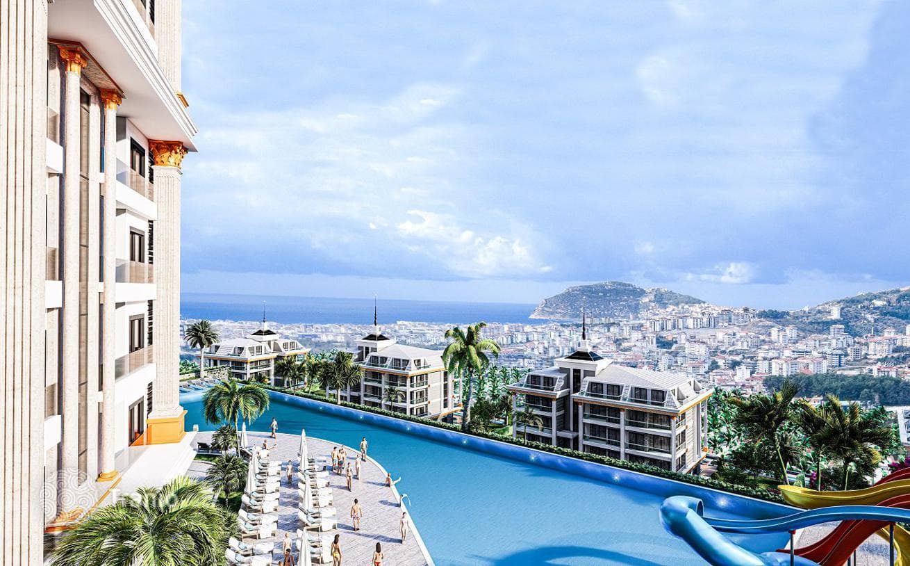 New Apartments with Panoramic Sea View in Gated Resort, Alanya, photo 5