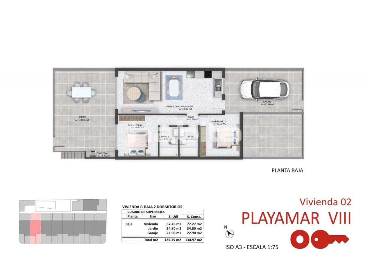 2-Bedroom Apartment in Pilar de la Horadada, photo 2