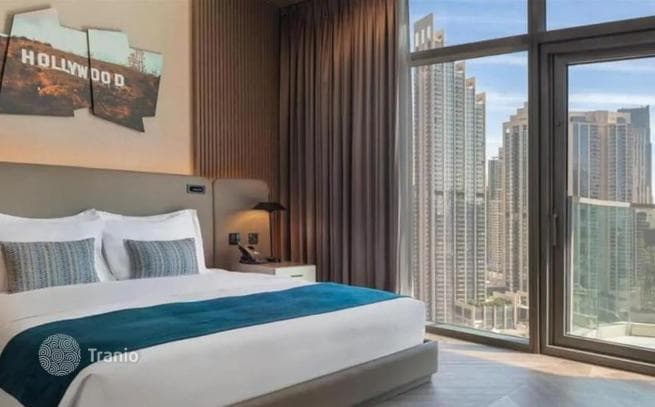 Студия с видом на канал в резиденции Paramount Tower Hotel & Residences с бассейном и спа-центром, Business Bay, Дубай, ОАЭ
