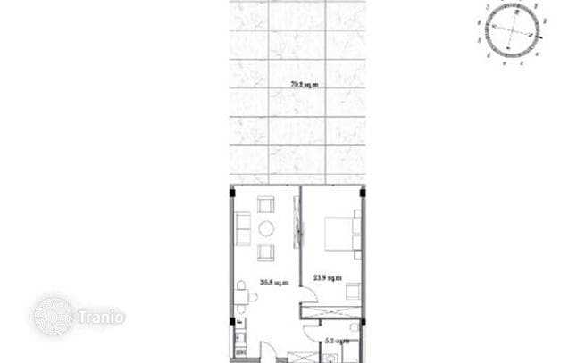 1-Bedroom Apartment with Sea View on the 2nd Floor in Shekvetili