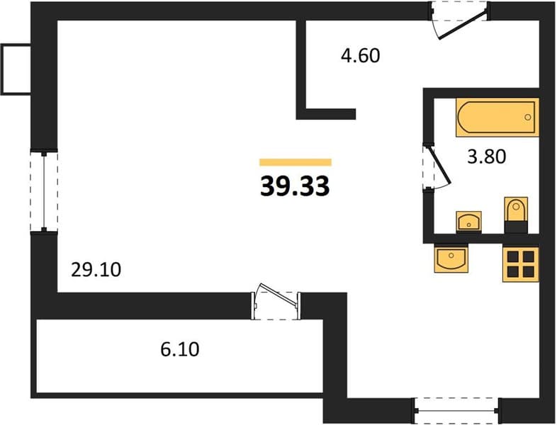 Studio Apartment in Lermontov, Taman