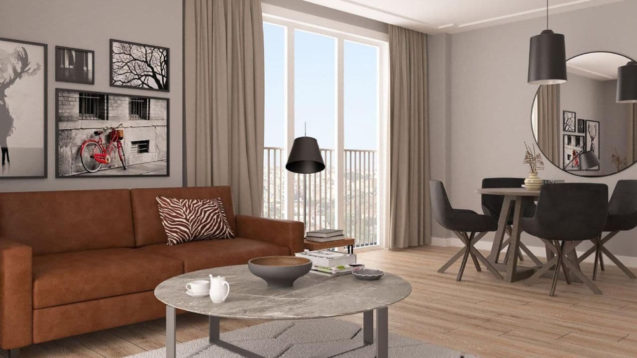 Квартира в Меркезе, Турция, 90 м²