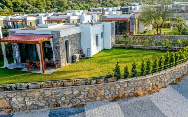 Комплекс вилл с бассейном и круглосуточной охраной, Бодрум, Турция, фото 4