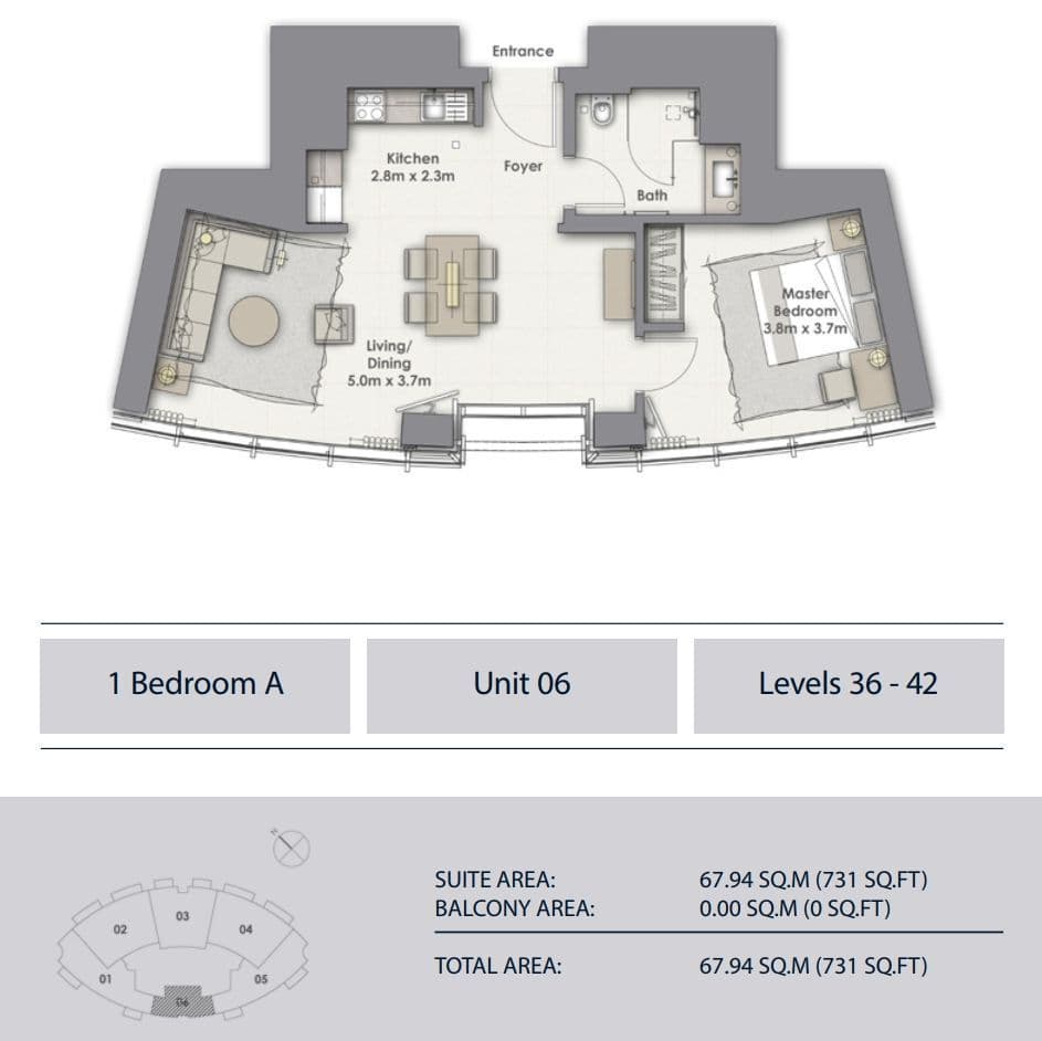 1-Bedroom Apartment in Downtown Dubai, Dubai, photo 5
