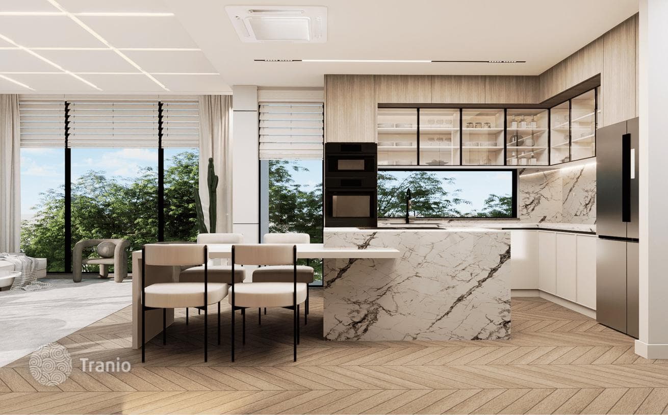 5-Bedroom Villa with Panoramic Windows in Lara, Antalya