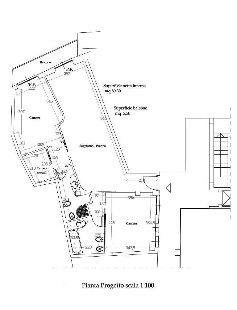2-Bedroom Apartment in Ospedaletti, photo 3