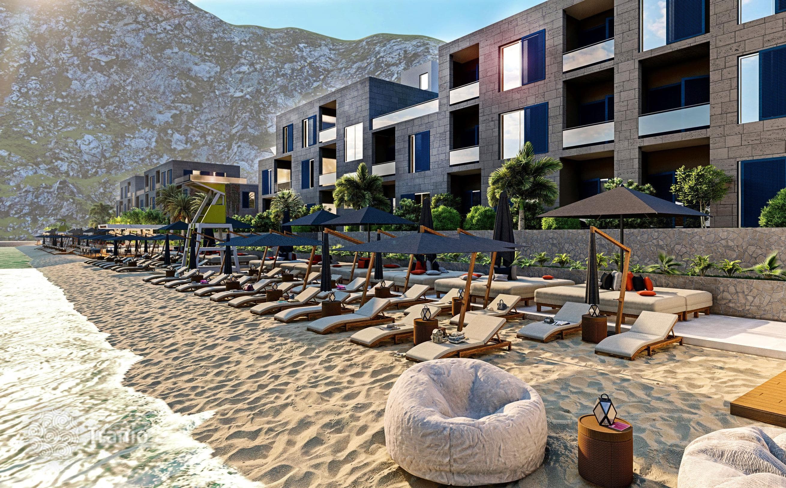 1-Bedroom Apartment with Sea View in Risan, Kotor, photo 4