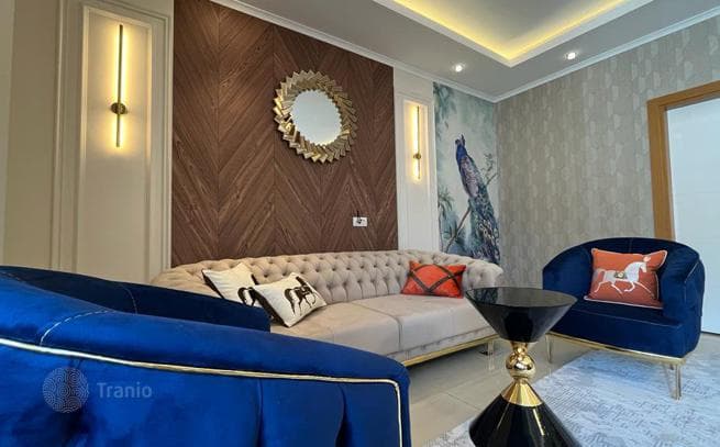 7-Bedroom Penthouse with Sea View in Cikcilli, Alanya