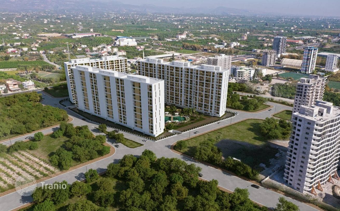 Квартиры в Шаговой Доступности от Пляжа в Мерсине, Эрдемли