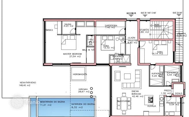 3-Bedroom Luxury Apartment with Pool and Garden in Kozino, Zadar, photo 3